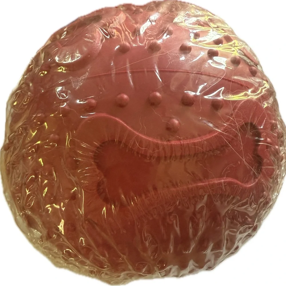 ☄️ Interactive Red Ball Feeder Toy for Dogs